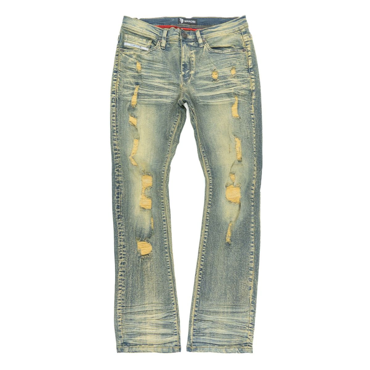 Makobi Distressed Denim Jeans