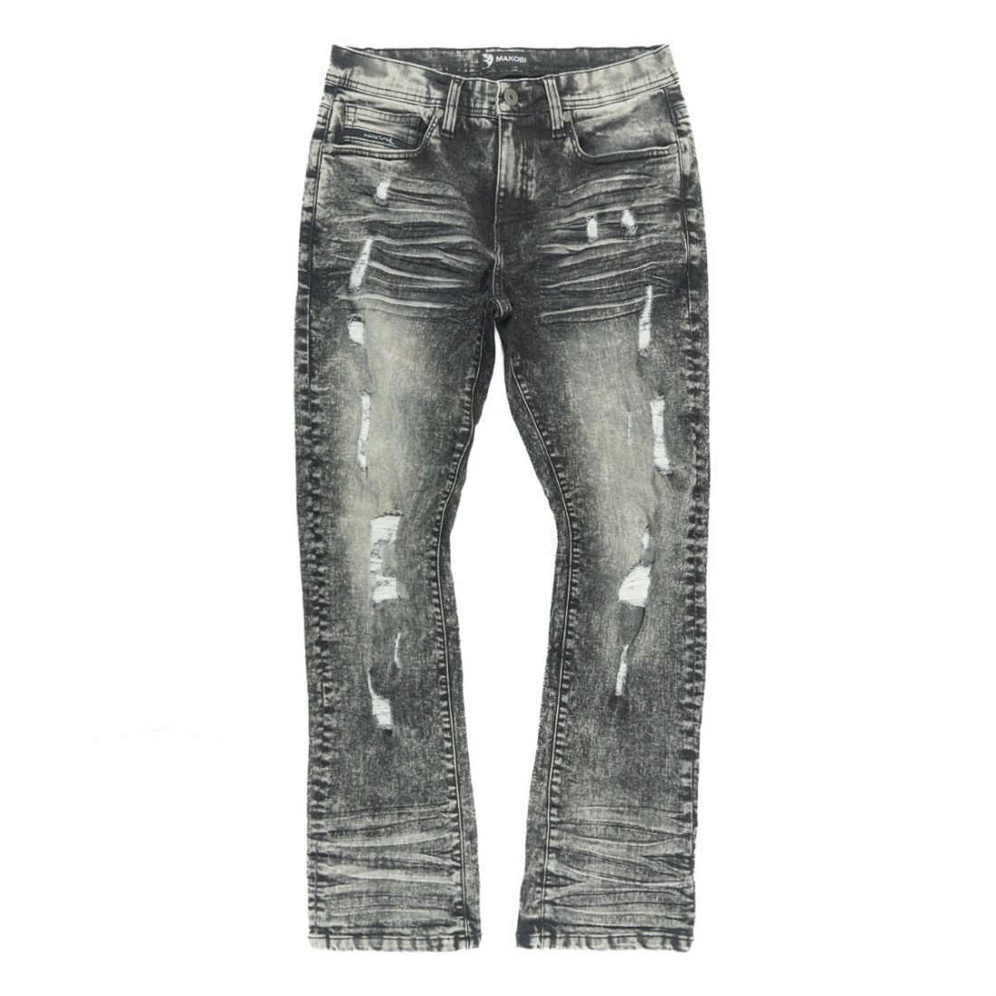 Makobi Distressed Denim Jeans
