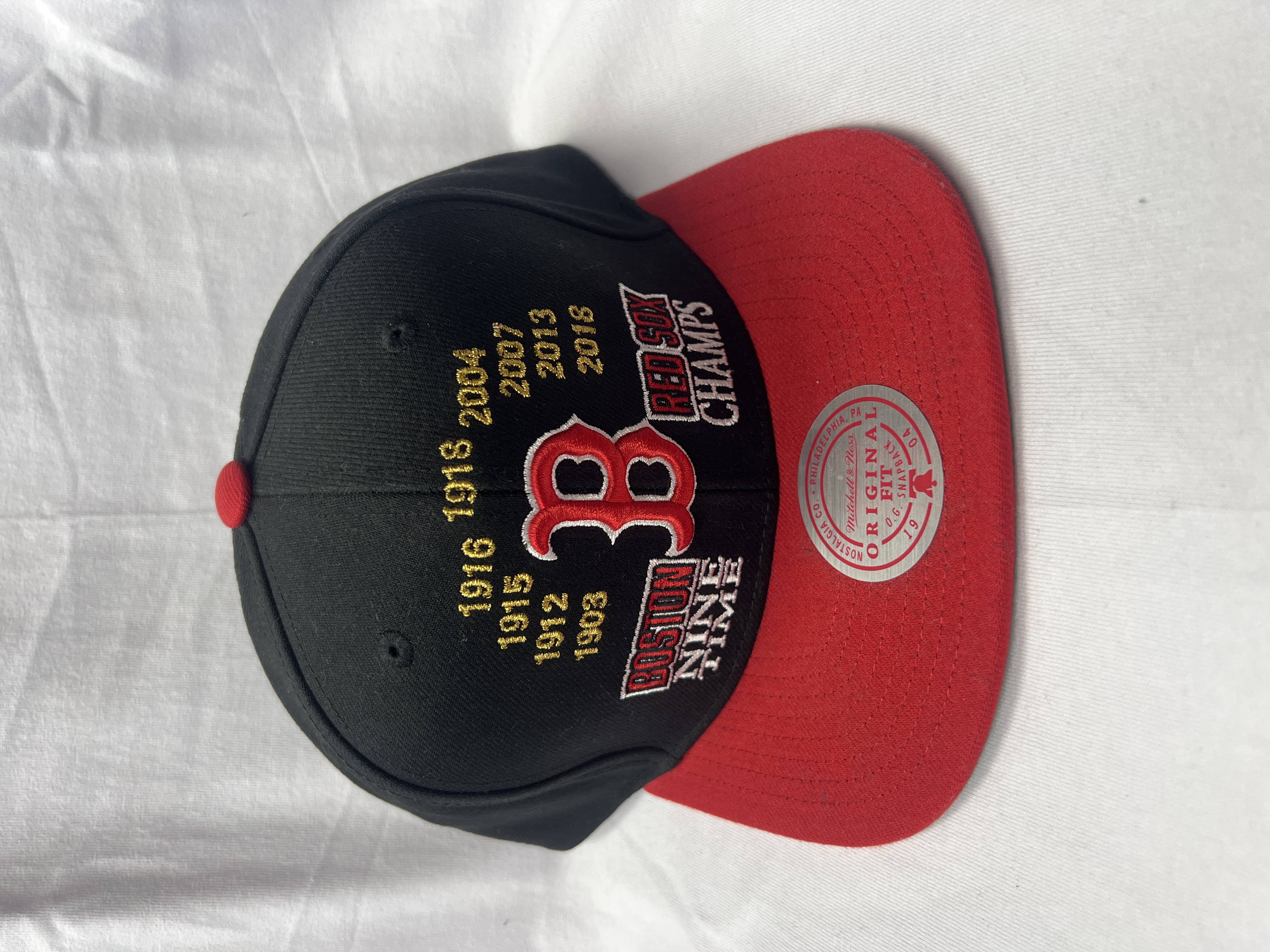 Mitchell & Ness Boston Red Sox Championship Years Snapback Hat