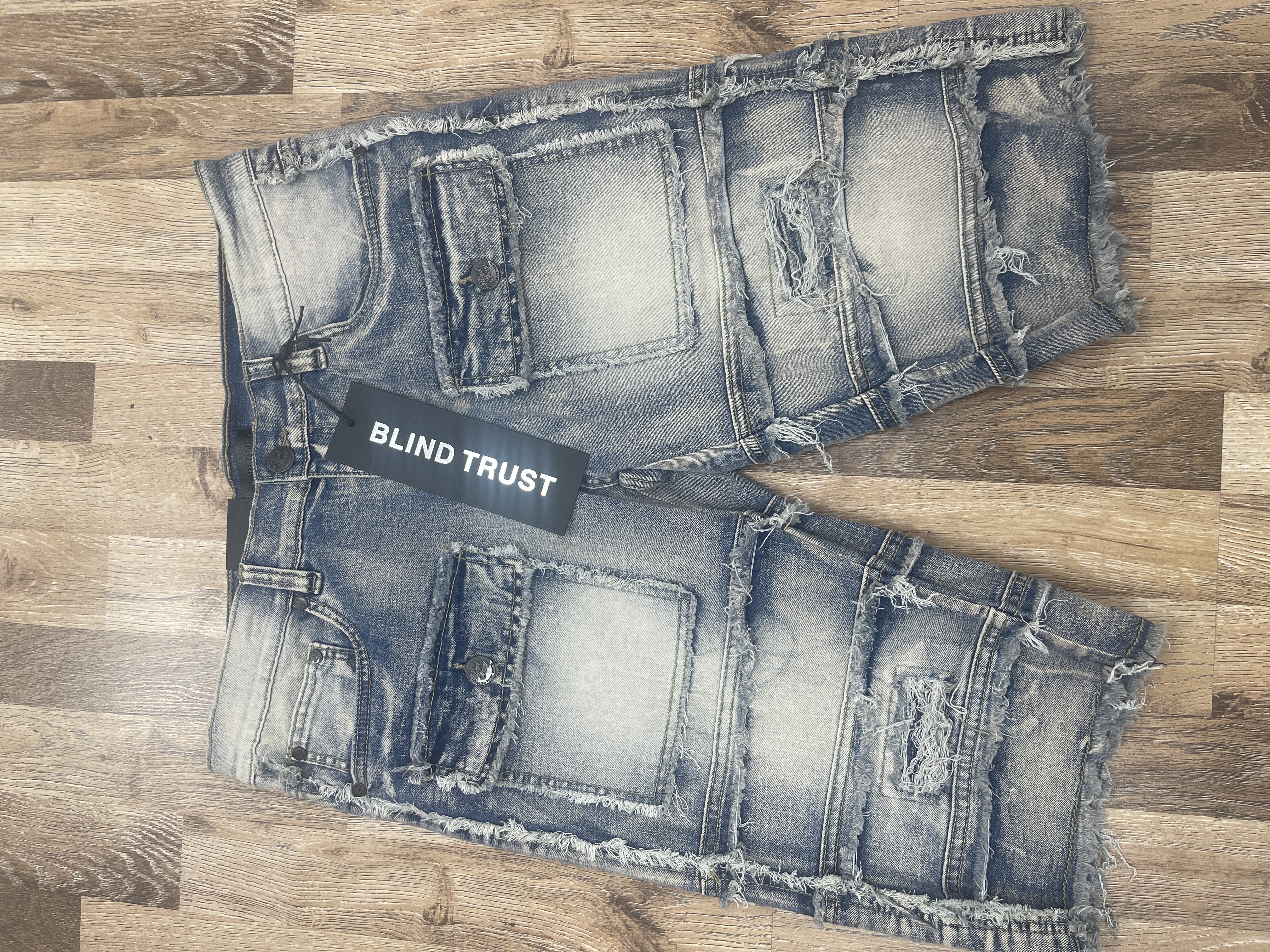 Blind Trust Fashion Distressed Shorts