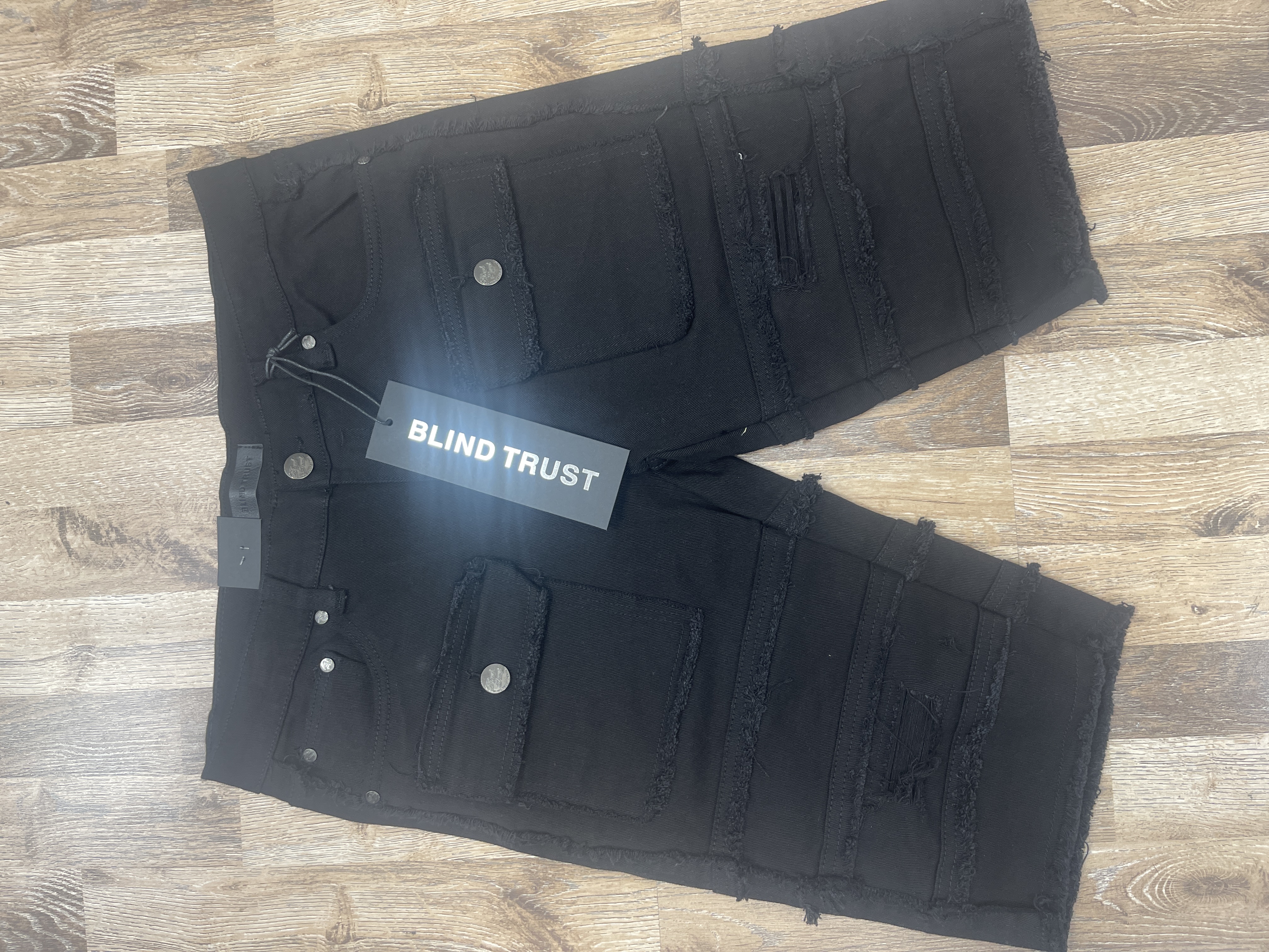 Blind Trust Fashion Distressed Shorts