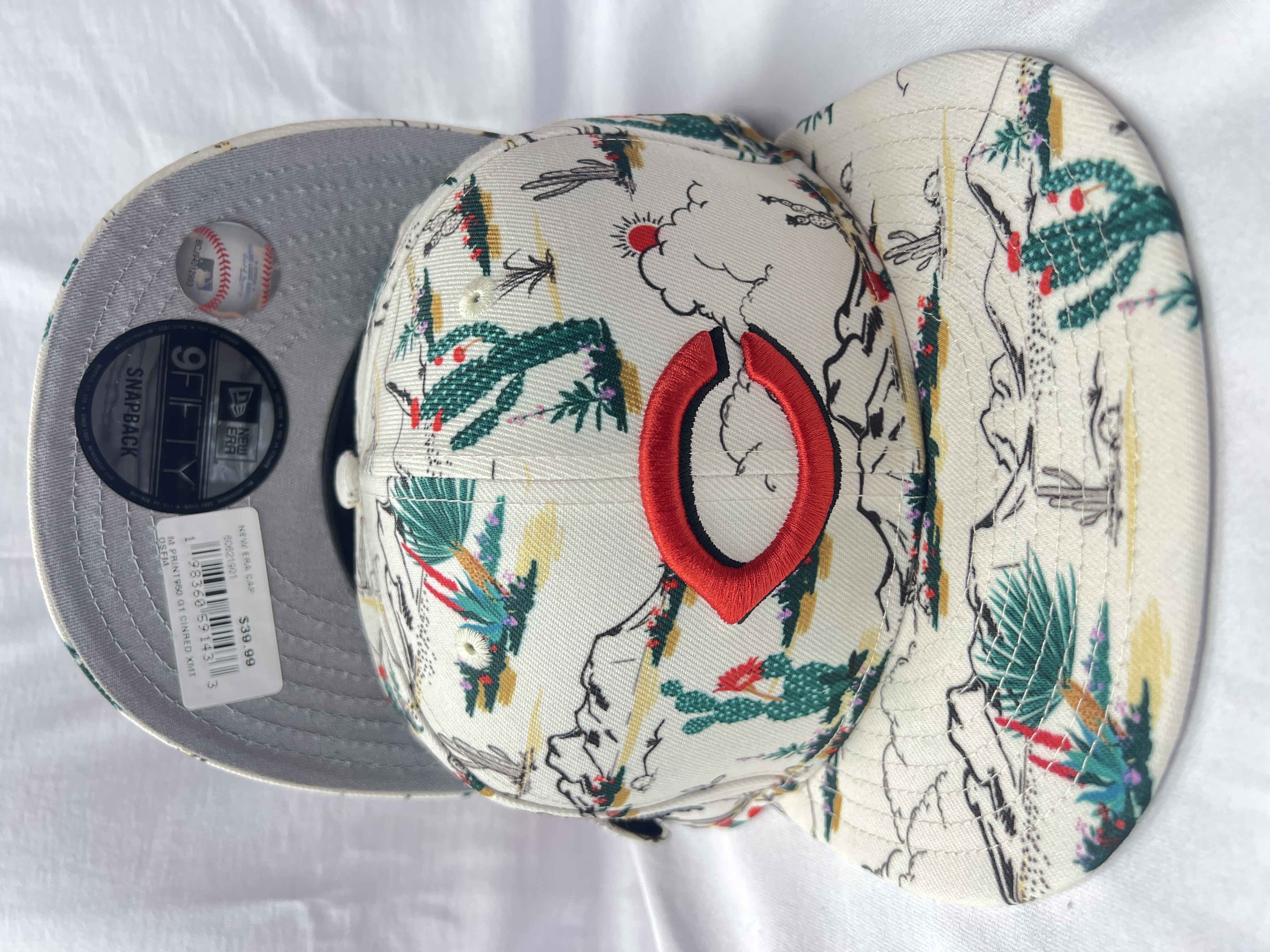 New Era 9FIFTY Snapback Hat CINCINNATI REDS CAP )
