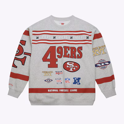 Mitchell & Ness SF 49ers Vintage Crewneck Sweatshirt