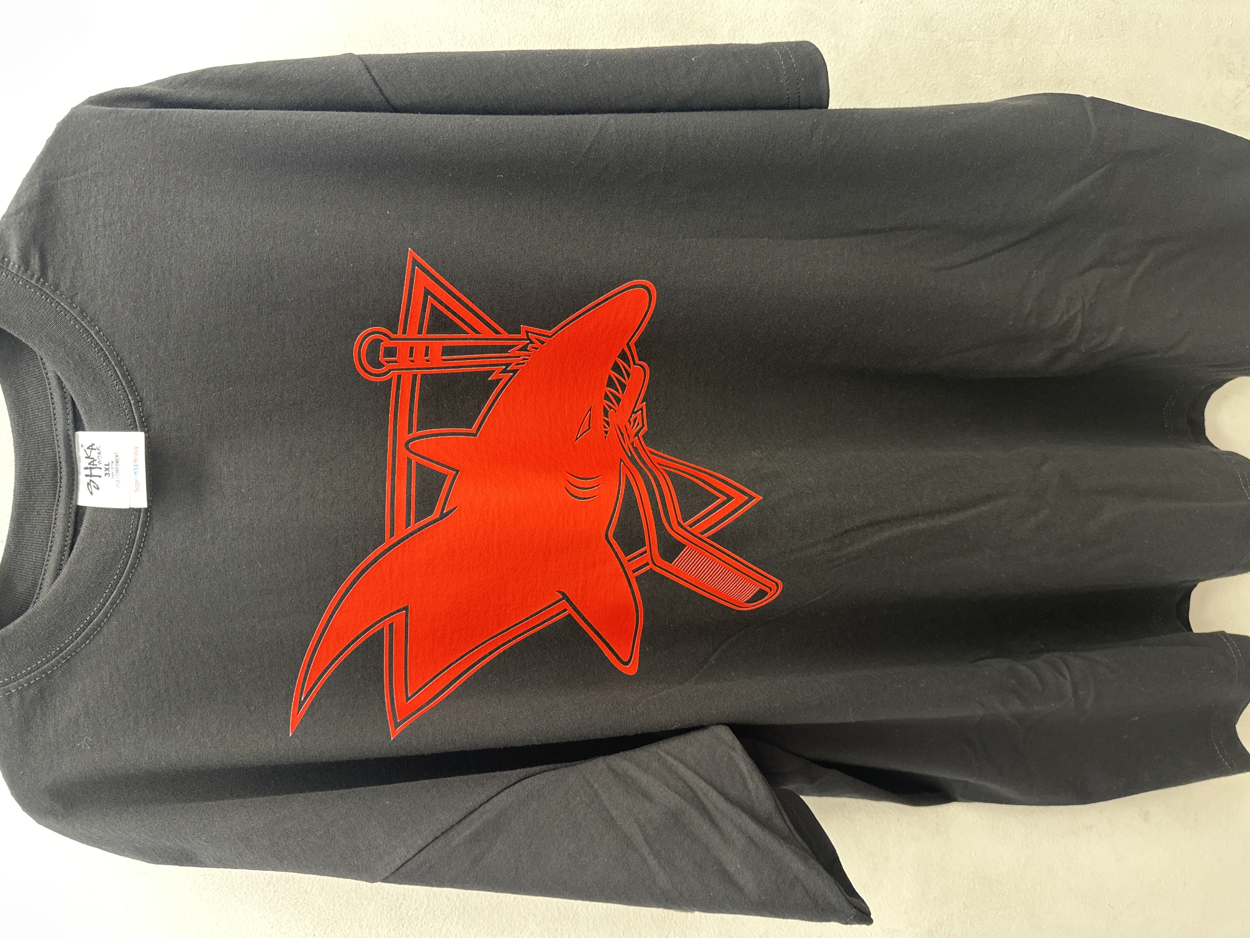 Jeans Plus SJ Sharks Graphic Tee