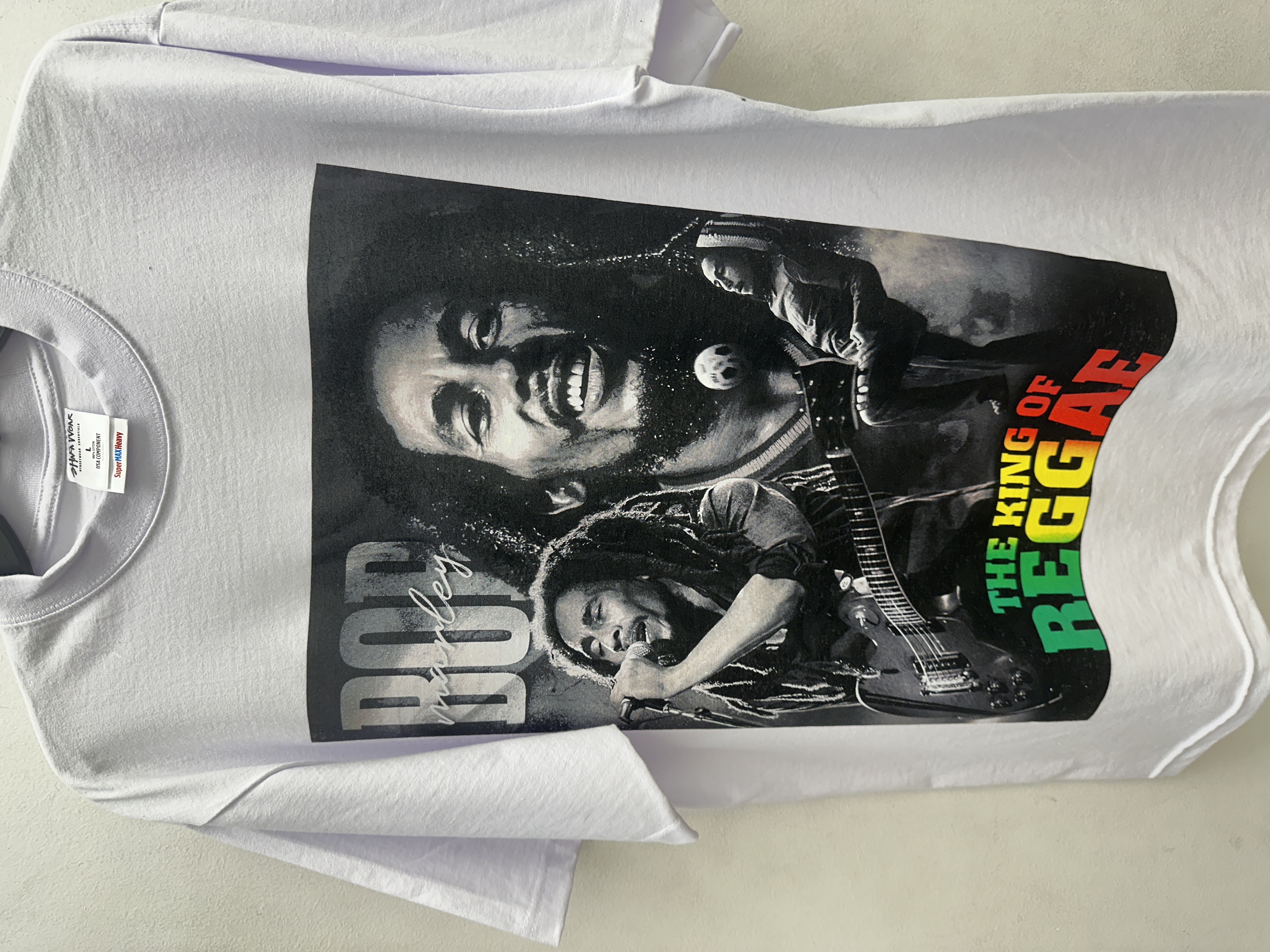 Jeans Plus Bob Marley Graphic Tee