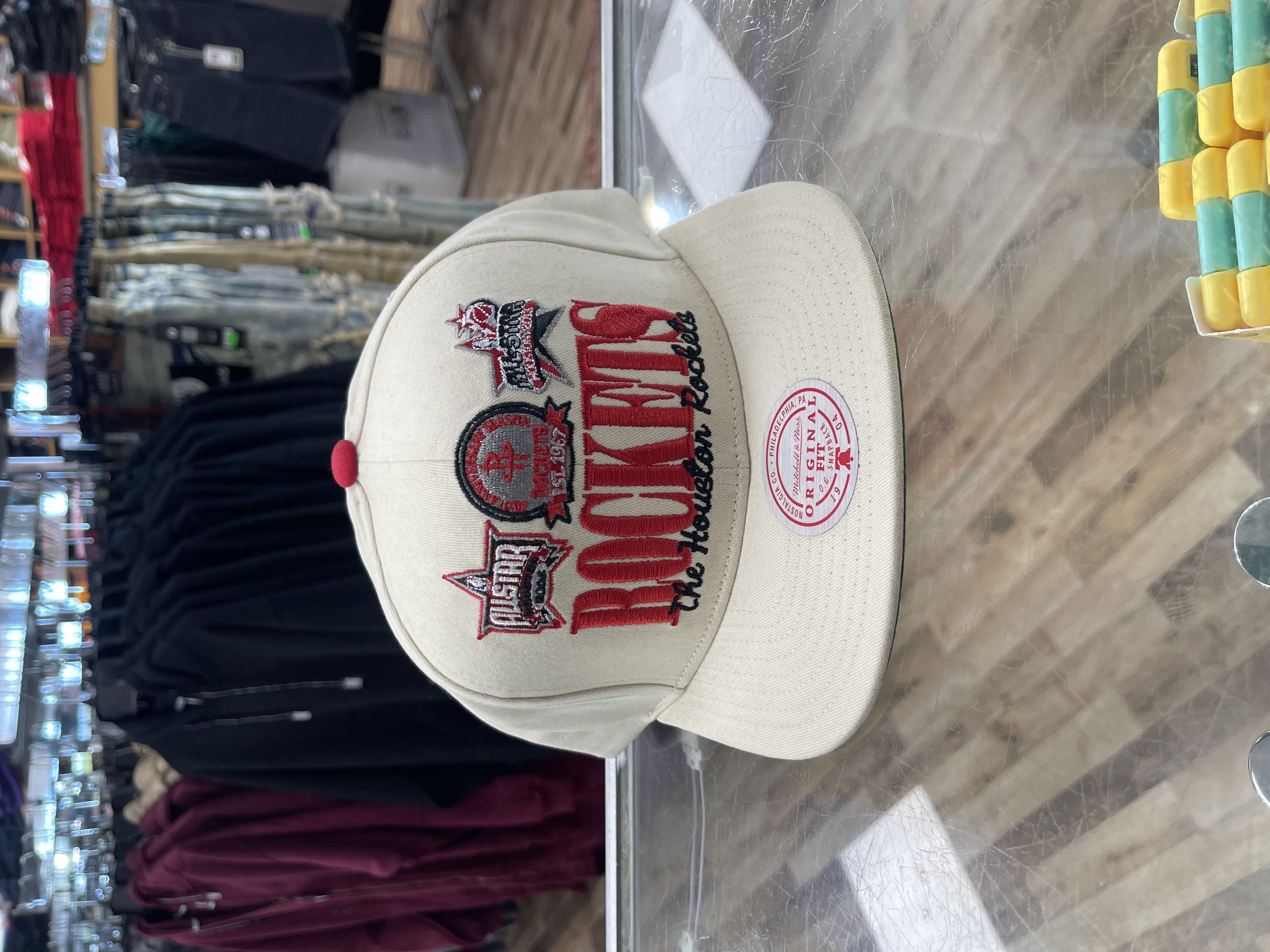 Mitchell & Ness Houston Rockets Snapback Hat