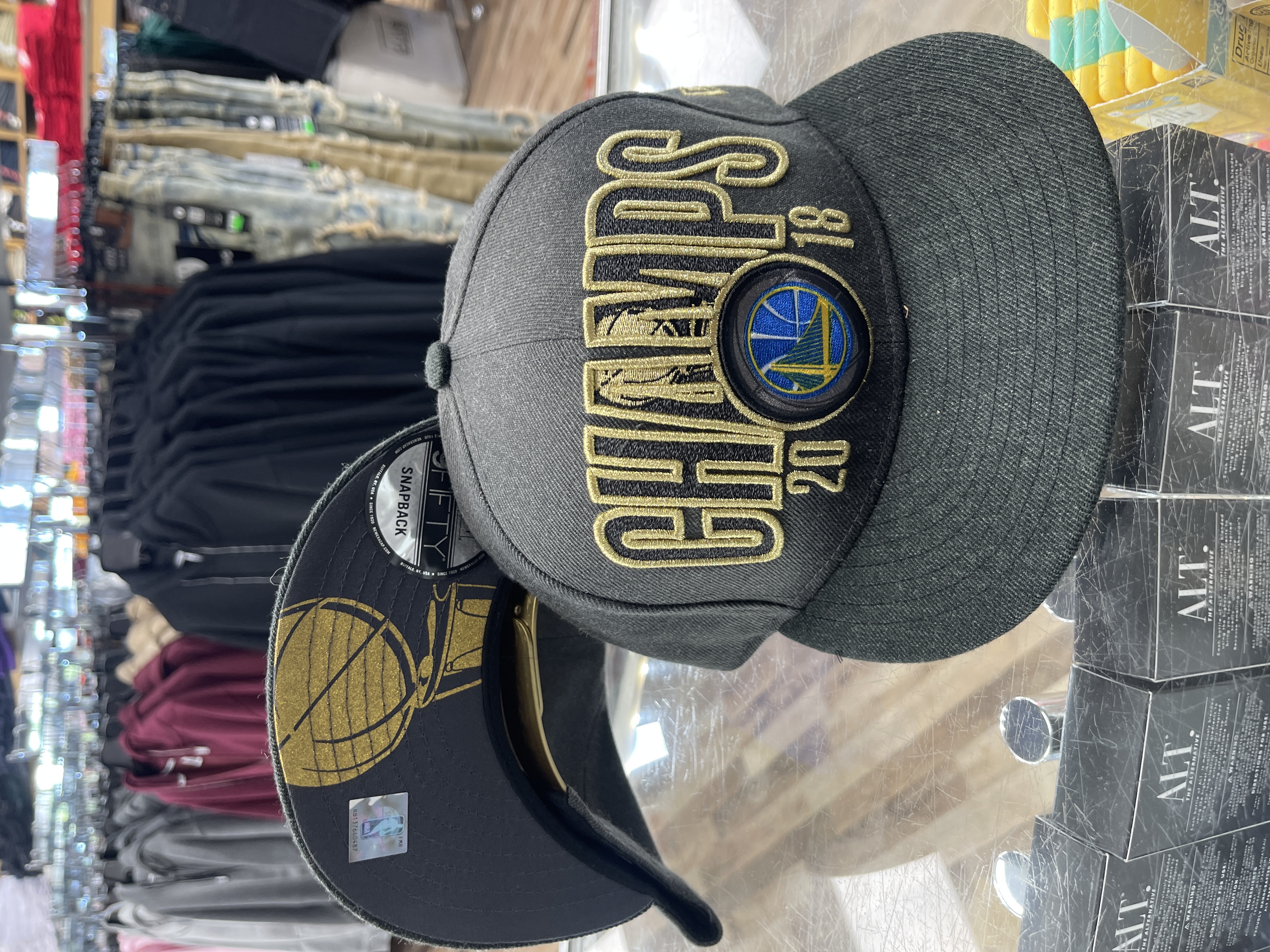 New Era Golden State Warriors 2018 NBA Champions Snapback Hat
